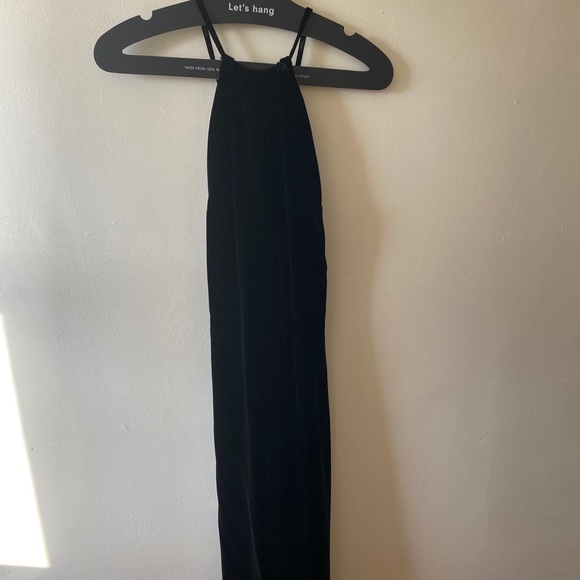 Reformation Irving Dress Velvet High Neck - Picture 4 of 7